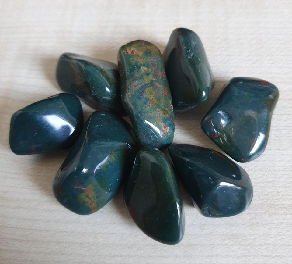 "Bloodstone Tumble Stone"