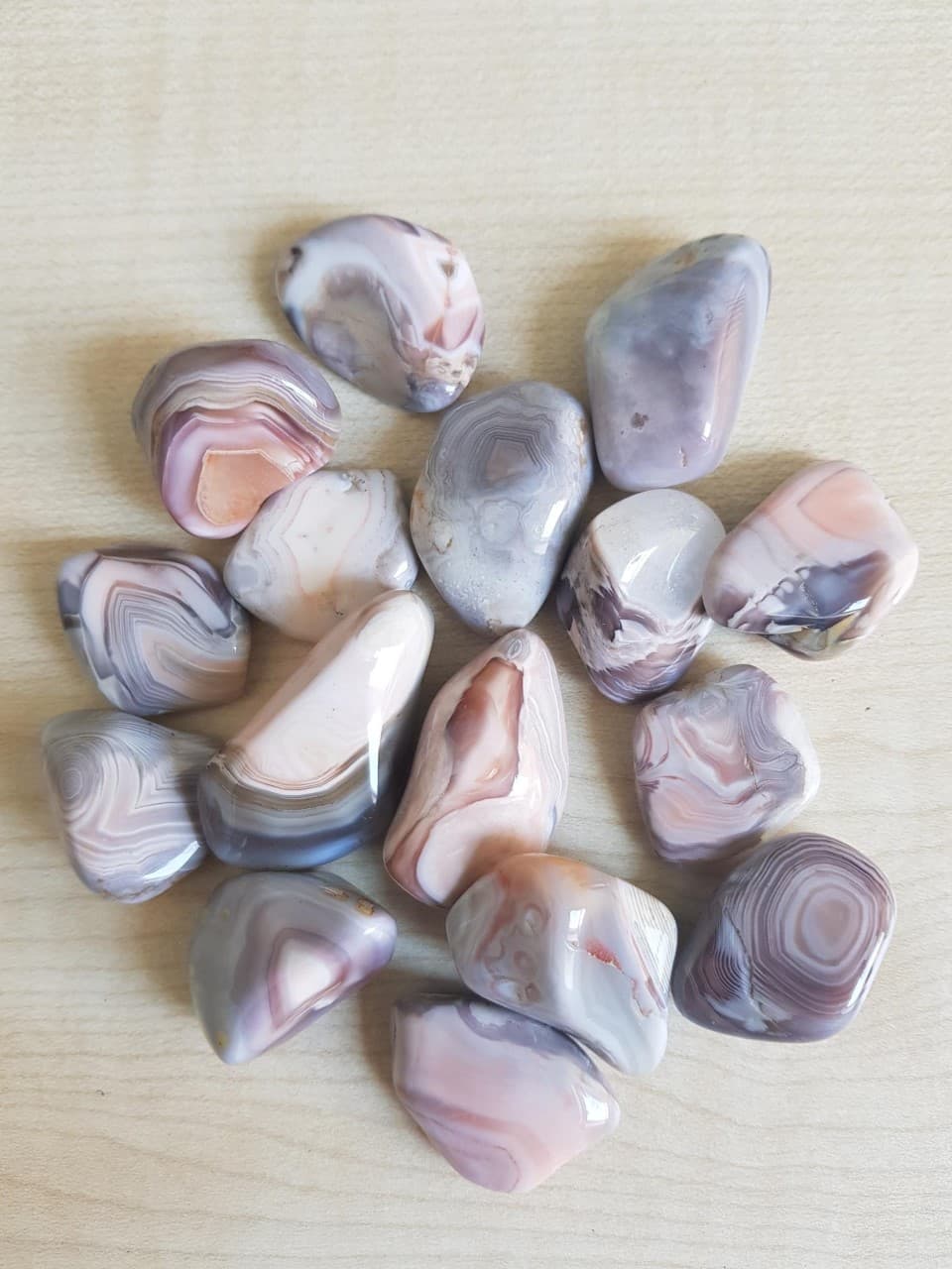 Pink Agate Tumble Stone