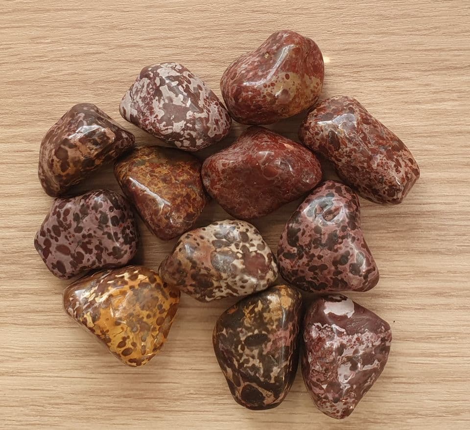 Tiger Jasper Large Tumble Stone