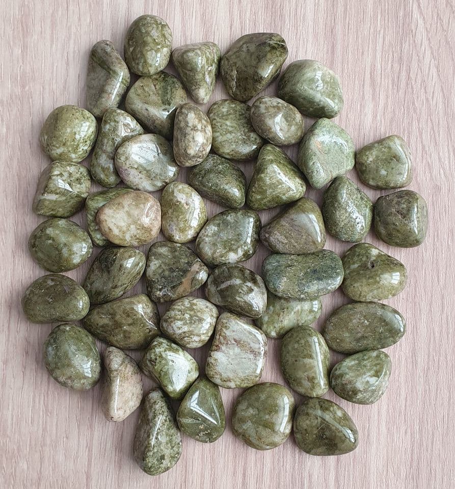 Snowflake Epidote Tumble Stone