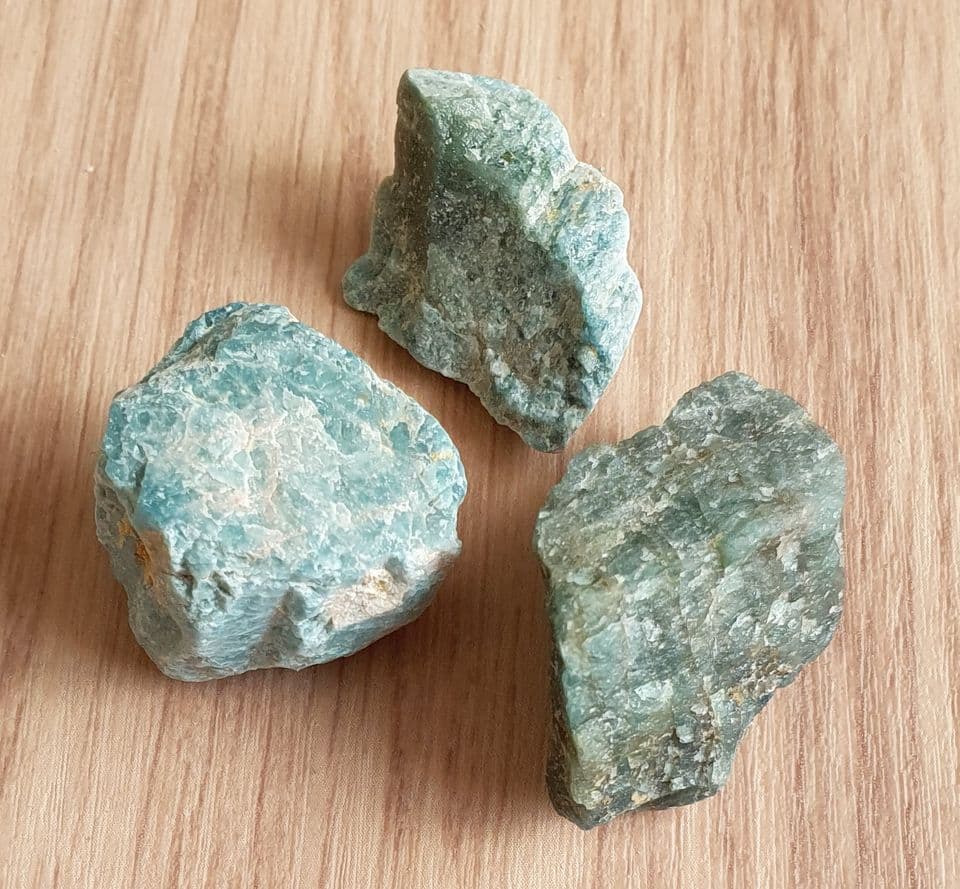Rough Blue Apatite Medium