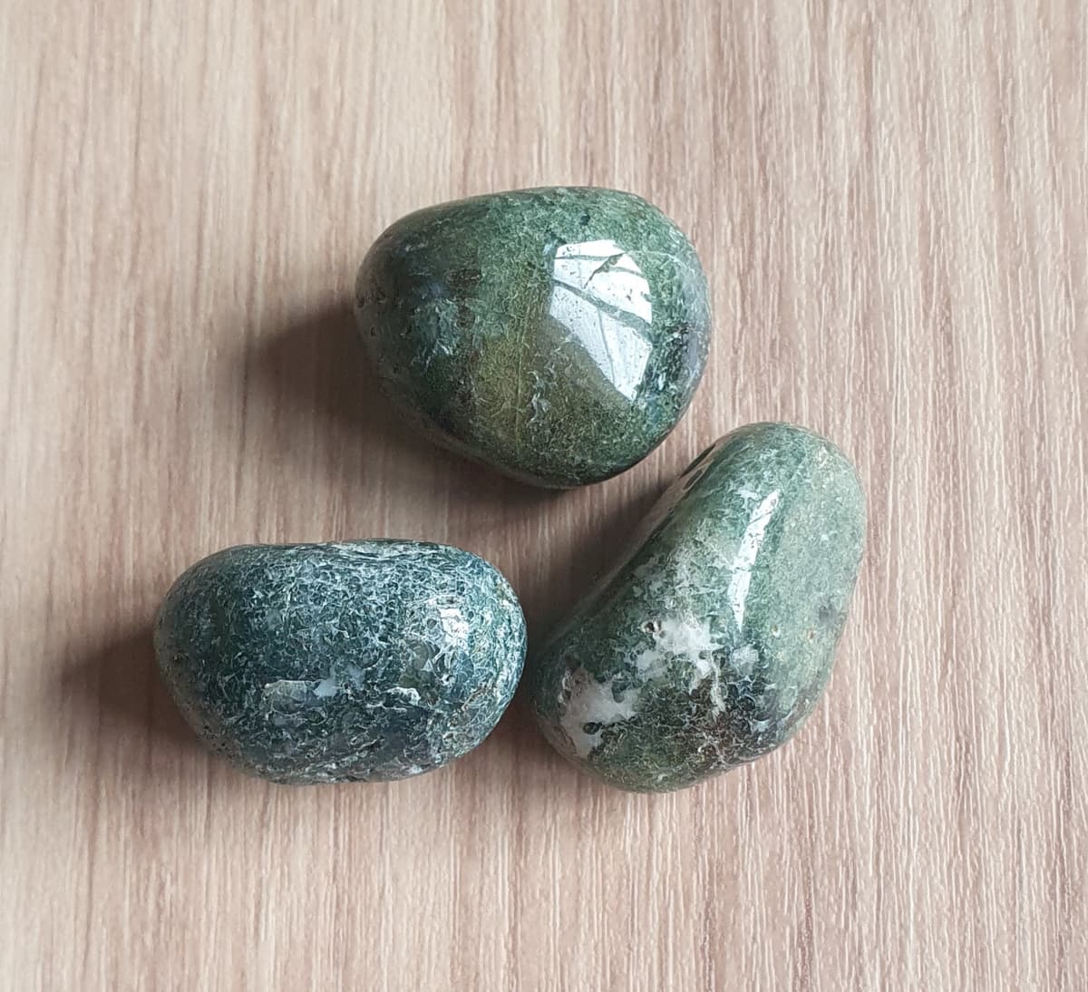 Green Moss Agate Tumble Stone