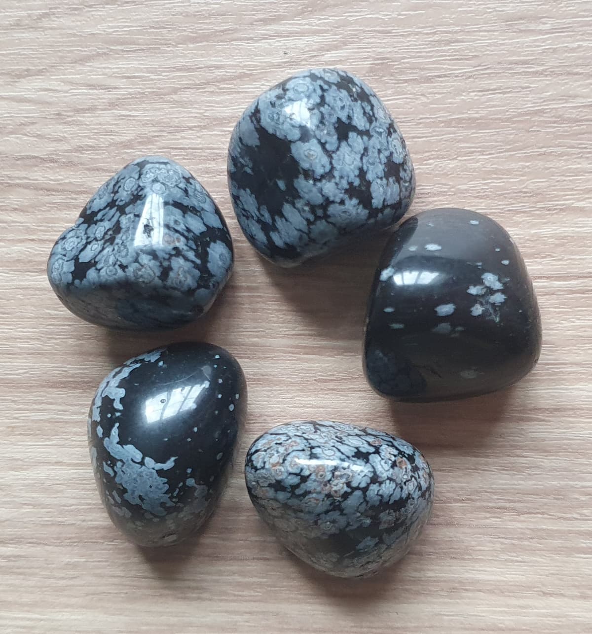 Snowflake Obsidian Tumble Stone
