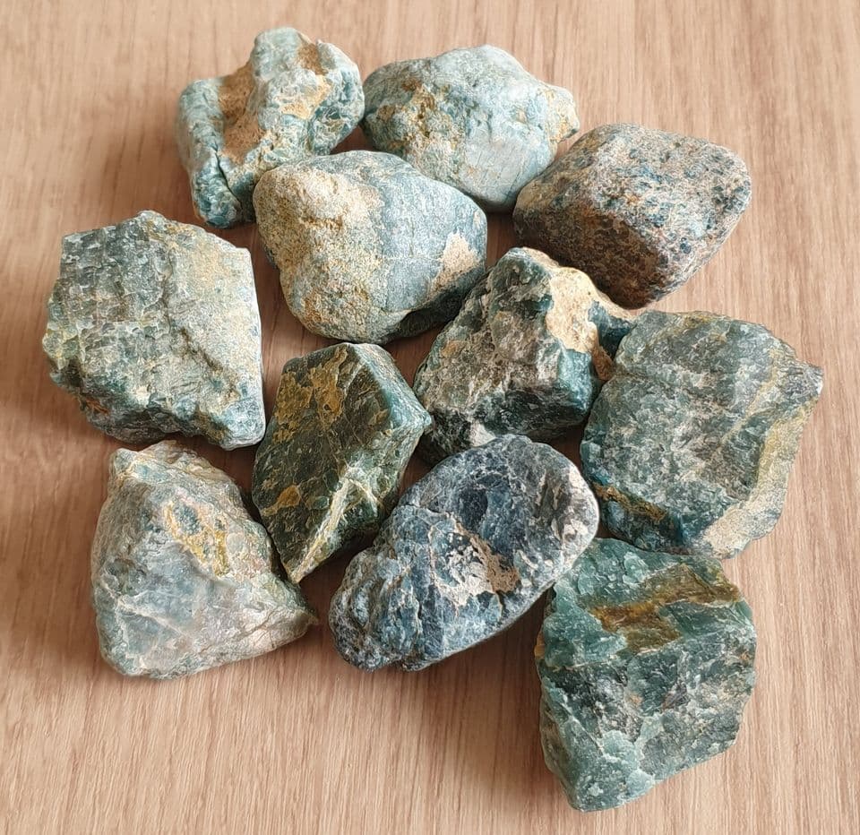 Rough Blue Apatite XL