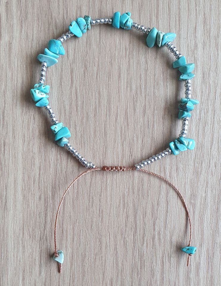 Blue Magnesite Bracelet